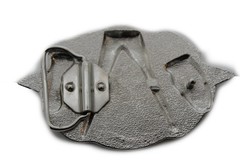 Men / Women Belt Buckle Silver Metal Skull Skeleton APMANY Colver Leaf Sexy Legs