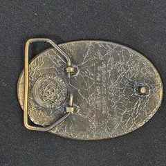 1981 Trinity Anglers Colorado Belt Buckle Vandermee Plating Vintage USA