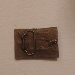 Bronze Metal Rectangular Vehicle Design Western Belt Buckle Fits 1.5 in Belt