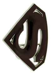 Superman Belt Buckle DC Comics Original Superhero Cosplay Costume Burgundy Metal