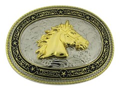Horse Belt Buckle NEW Men Women Western Cowboy Cowgirl Rodeo AZTEC Metal Texas