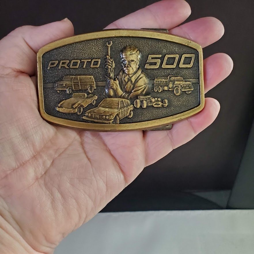 Proto 500 Limited Edition Commemorative Belt Buckle Professional Mechanic Brass