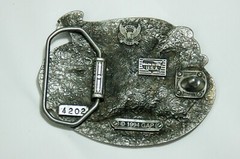 Gap Fire Fighter American Hero men&rsquo;s belt buckle 1994 pewter