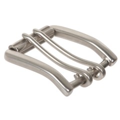 1 1/2&Prime; (38 mm) Nickel Free Double Prong Square Roller Belt Buckle
