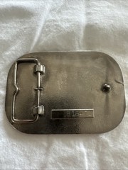 Vintage Belt Buckle Flying Eagle Bird Metal 3.5&Prime; x 2.5&Prime;