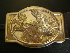 Eagle Flying Eagle Head Belt Buckle New