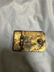 Vintage Airport Bum Brass Belt Buckle by The Davos Co.