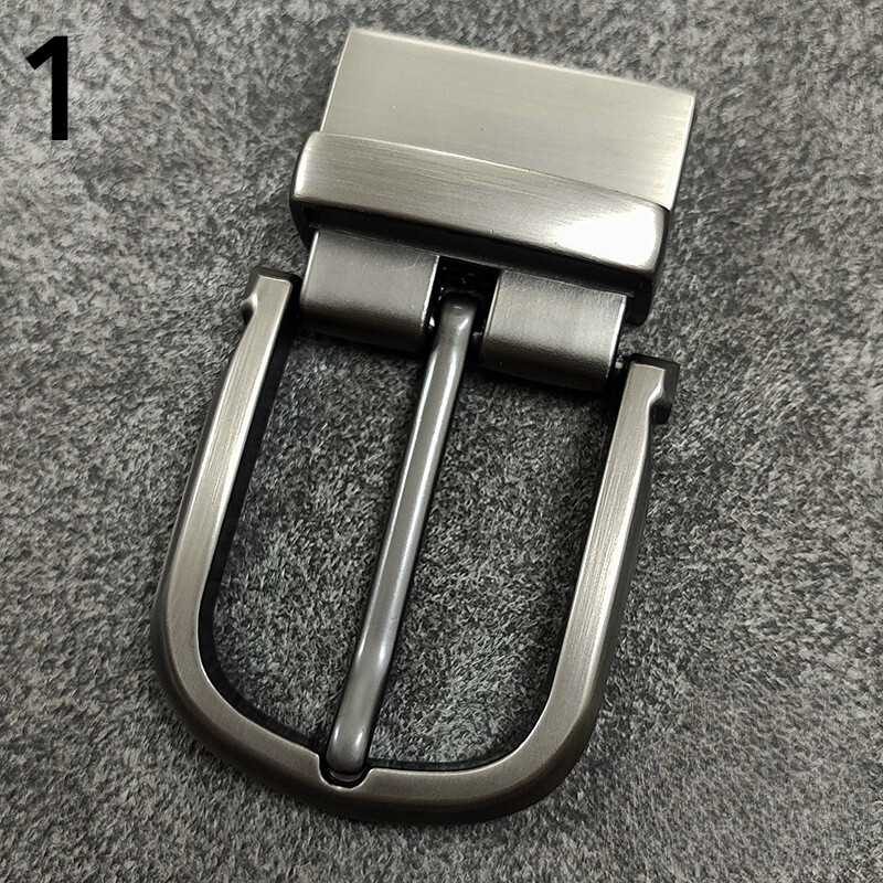 1pcs Men Reversible Belt Buckle Alloy Pin Buckle Replacement for 1.3&Prime; Wide Belt
