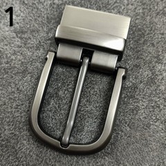 Men Reversible Belt Buckle Alloy Pin Buckle Replacement for 1.3&Prime; Wide Belts Chic