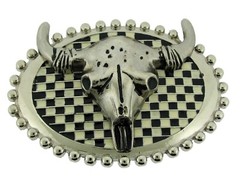 American Bull Rider Ox Belt Buckle Metal Gold Silver New Men Women Western Rodeo