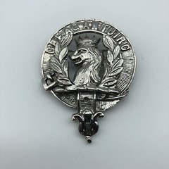 MacLaren Scottish Clan Crest Belt buckle removable pin