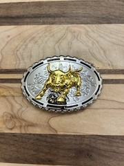 Western 3D Cowboy Cowgirl Bull belt buckle perfect Valentines/Birthday Gift