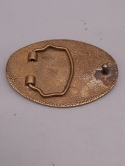 Vintage Caterpillar 953 Tractor Belt Buckle Baron Brass Company Used 1983