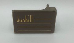 Vintage Dunhill Belt Buckle-Brown with Gold Tone- 2 x 1 1/2”