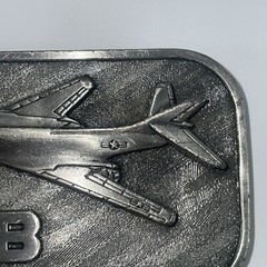 Rockwell Military B-1B Air Force Aircraft Belt Buckle 1983 Collector Series