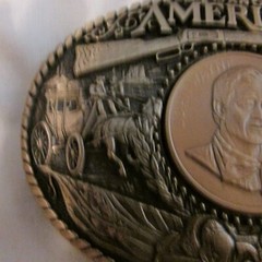 John Wayne Belt Buckle – Solid Brass – Men’s – 1st Edition