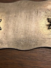 VTG Arizona 3D Chambers Belt Co Phoenix AZ Nickel Silver Cowboy Boots