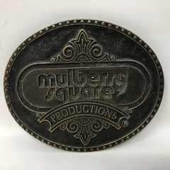 VTG Mulberry Square Productions Belt Buckle Benji Movies Wyoming Studio Art Work