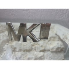MICHAEL KORS Silver Platinum Color BELT BUCKLE – Chrome Glossy Shiny Designy
