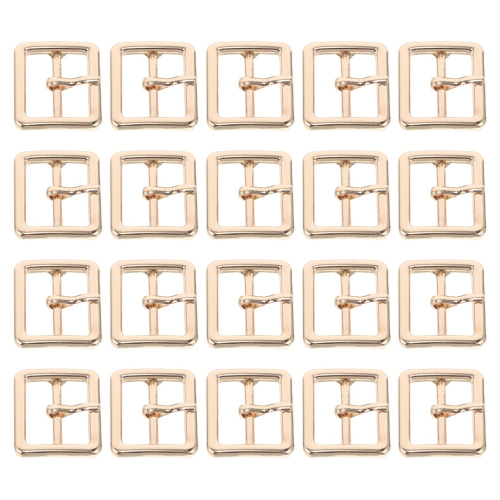 20 Pcs Metal Belt Buckle Center Bar Buckles for Belts Replacement