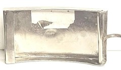 Buckle, Alpaca Mexican Silver and Abalone inlaid
