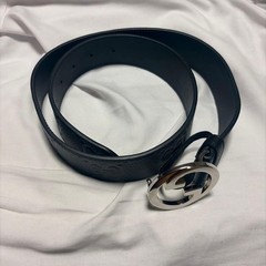 GUCCI Pre-Owned Joe Wide Leather Belt