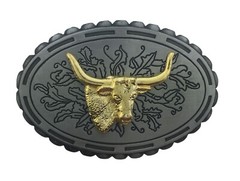 American Bull Rider Ox Belt Buckle Metal Gold Silver New Men Women Western Rodeo