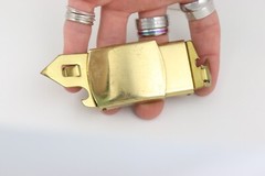 Collectible Timepiece « The Canon Buckle » Brass Belt Buckle Pat Pend California