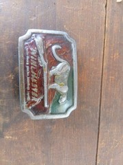 Vintage 1976 Indiana Metal Craft Winchester Belt Buckle XR82