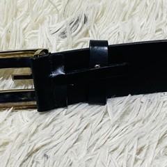 GUCCI Pre-Owned Belt Black Mark Leather