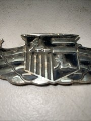 TRUCKER GIRL CREST BELT BUCKLE With BOTTLE OPENER METAL