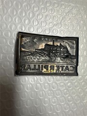 Vintage Caterpillar Bulldozer Belt Buckle