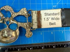 Skull and Crossbones – Clear Rhinestone Covered Cutout Gothic Punk Belt Buckle