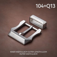 Premium Belt Buckle for Casual Attire High Grade 304 Stainless Steel Pin Buckle