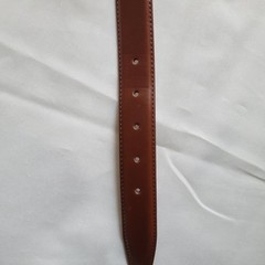 Mio Marino Men&rsquo;s Brown Leather Belt Size 44&Prime;