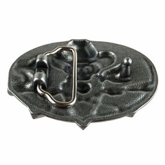 Dead Cowboy Belt Buckle Skull Crossed Guns Rattlesnake Western Fits 1.5&Prime; Belt