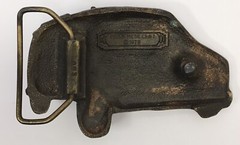 1979 Dodge Van Belt Buckle Indiana Metal Craft 093 Heavy Dimensional Vintage