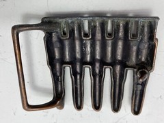 Metal Rifle Ammo Bullets Belt Buckle 2nd amendment