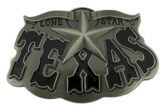 Bull Longhorn Lonestar Deputy Sheriff Chief Badge Belt Buckle Western Cowboy Cop