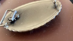 Teal Turquoise Stone Belt Buckle Silver Concho Fits 1.5 Inch Strap