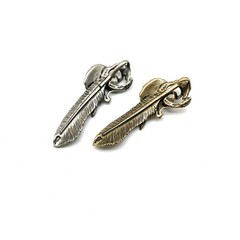 Copper Feathers Charm Jewelry Decoration Accessories Bag Decoration Pendants lot