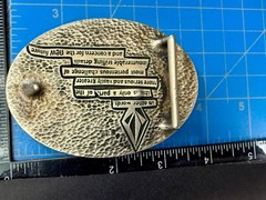 VOLCOM Apparel Company Diamond Logo 90&rsquo;s Metal Cast Original Promo Belt Buckle