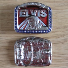 Elvis Retro music belt buckle (choice designs)