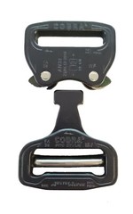 AustriAlpin ANSI Cobra 38mm Matt Black Buckle- Male Adj Female Fixed -FX38MVF-B