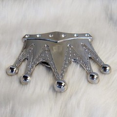 Royal Crown Bling Silver Metal BELT BUCKLE NEW Gift Fashion Costume