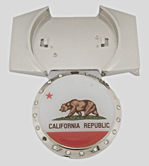Vintage State California W Bear Logo Belt Buckle (with Lighter) Hidden Men Women