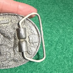 Vintage C&J Inc Colorado Buck Belt Buckle