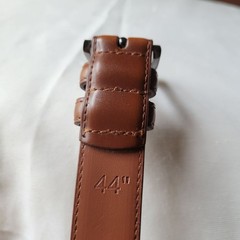 Mio Marino Men&rsquo;s Brown Leather Belt Size 44&Prime;