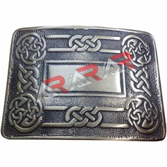 Men’s Celtic Swirl Kilt Belt Buckle Silver / Highland Kilt Buckle Antique Finish