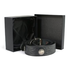 Milwaukee Leather 7123 Men&rsquo;s 44 MAG Black Leather Belt w/ Interchangeable Buckle